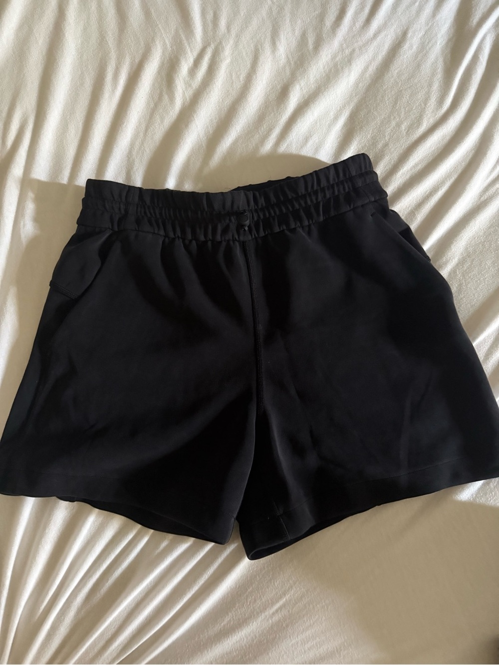 Lulu lemon soft stream Women’s Black Athletic Shorts - Comfort Stretch